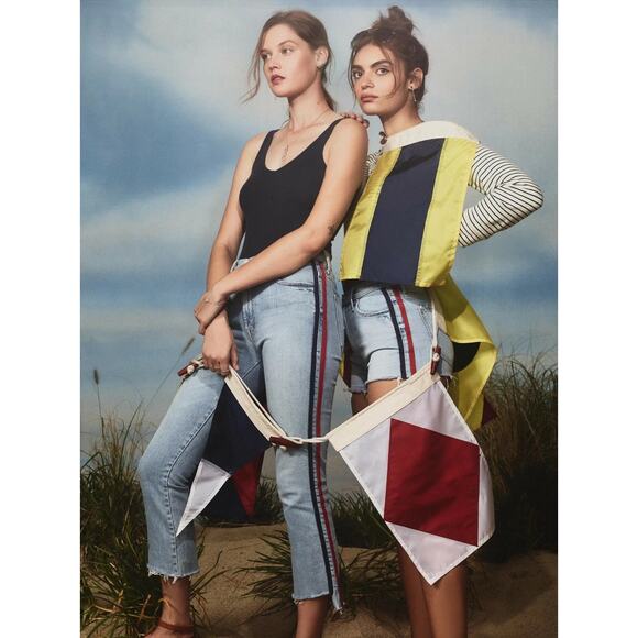 Mother Superior Womens Insider Crop Step Fray Jeans Size 25 Thanks Again Racer - Picture 6 of 16